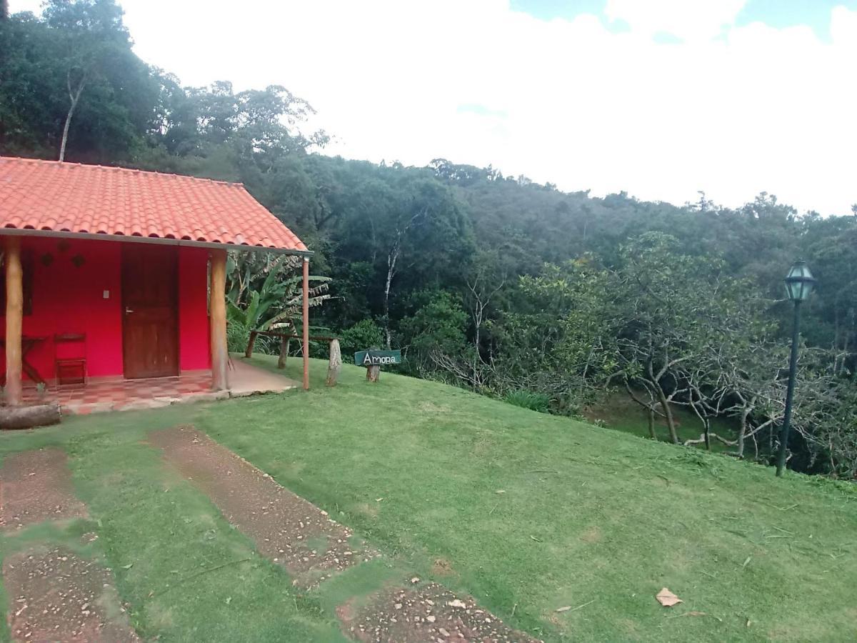 Sitio Das Hortensias Chales Conceição da Ibitipoca Exteriör bild